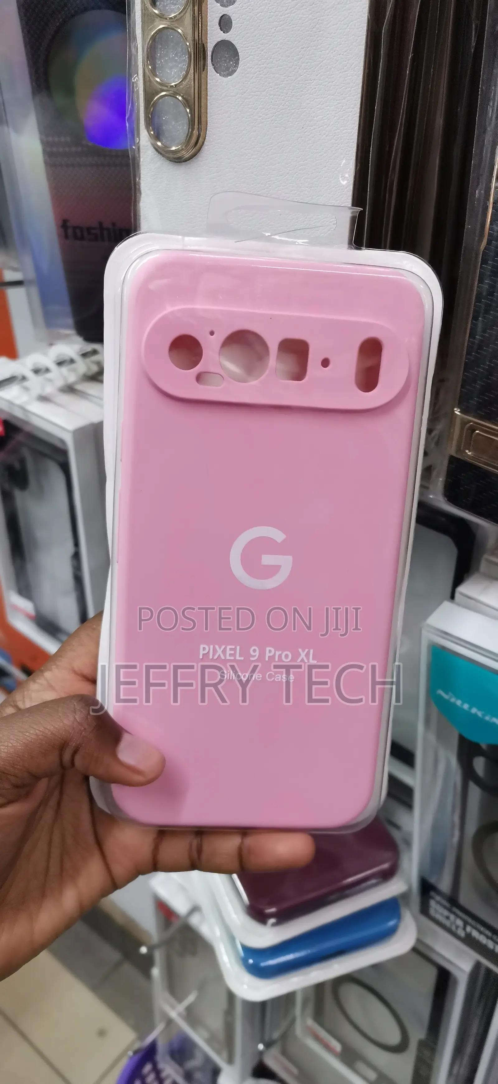 Pink Silicone Protective Case Explicitly Branded for The