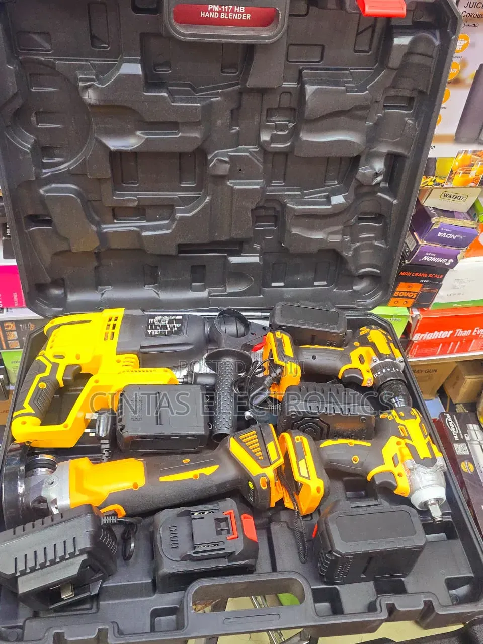 Multi-Function 4 in 1 DeWalt Cordless Combo Tool Set