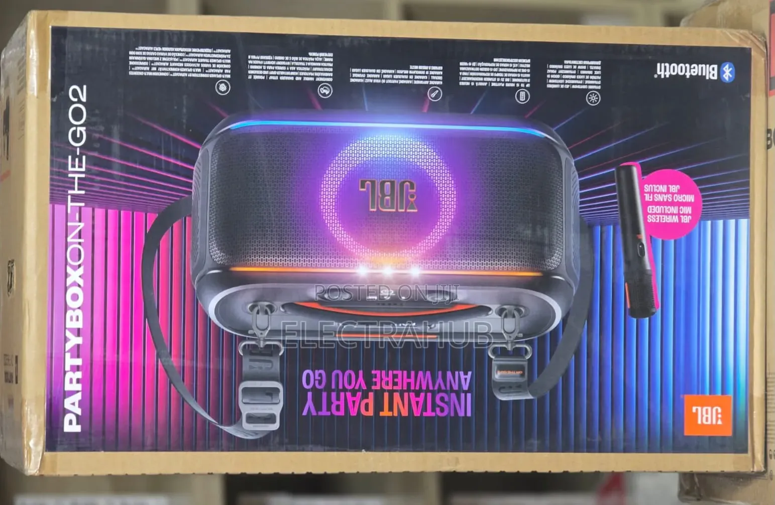 JBL Partybox on-the-Go2 With 1mic Speaker