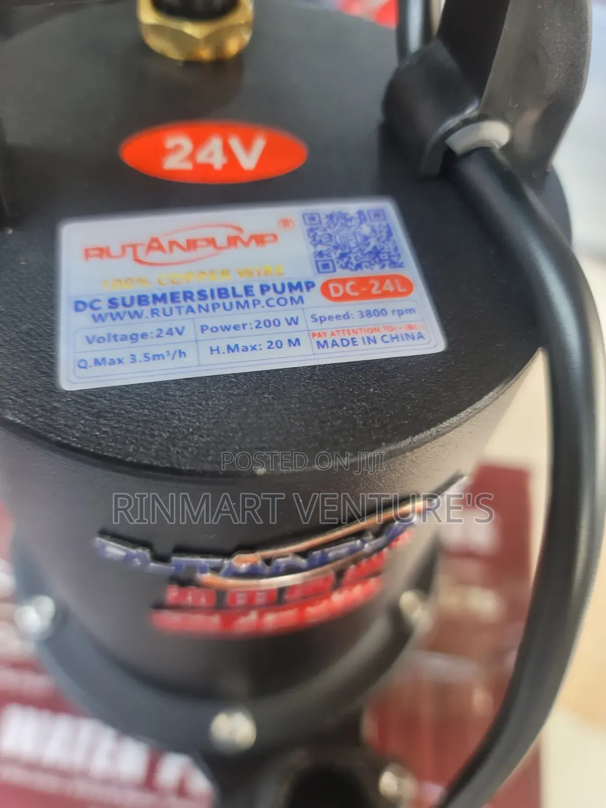 Rutan DC Pump 24volts /DC Pump 24v
