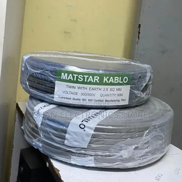Strong Mat Star Twin Cable + Earth Heavy Duty Electrical Cable2.5mm90M