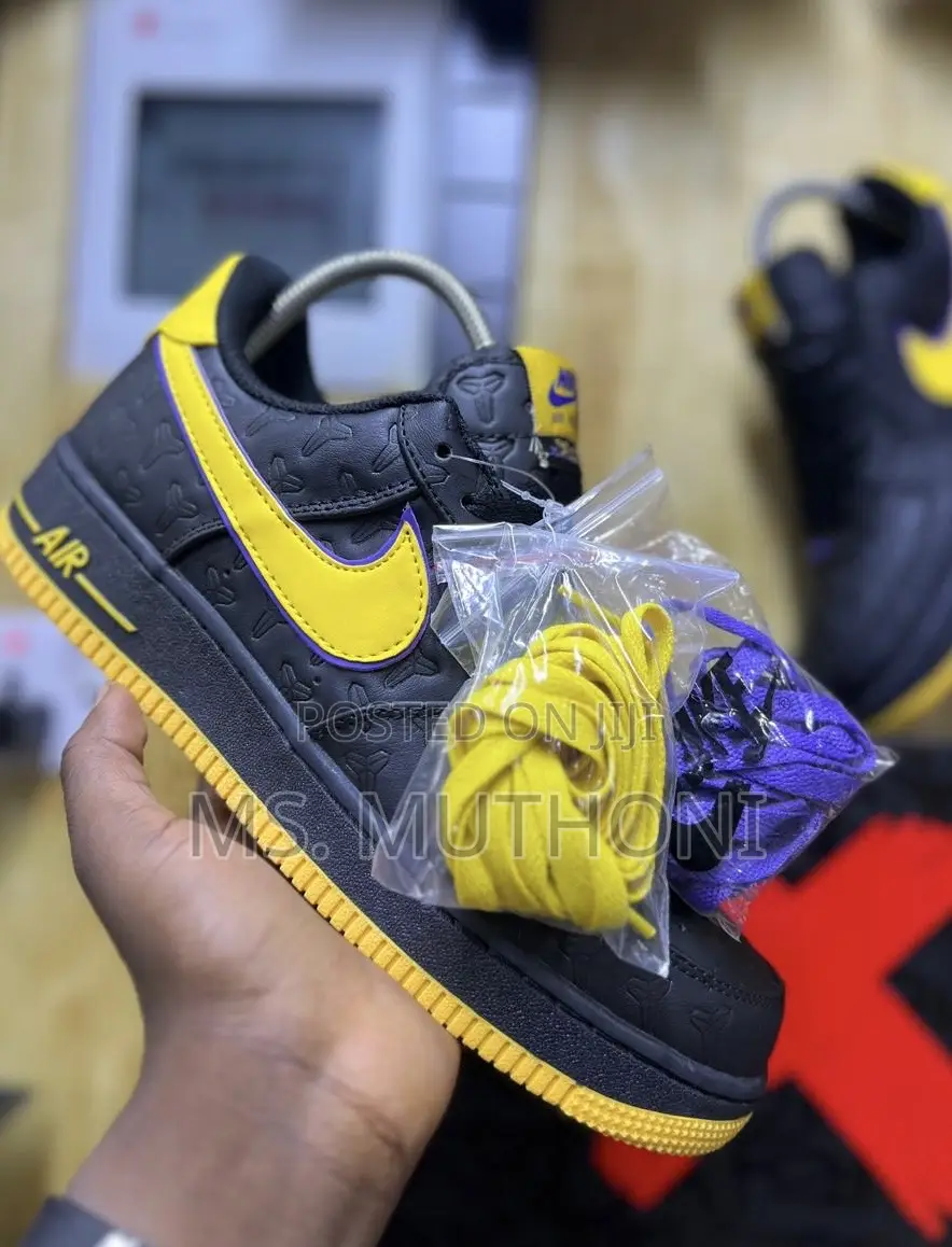 The Nike Air Force 1 Low Kobe Bryant "Lakers Away".