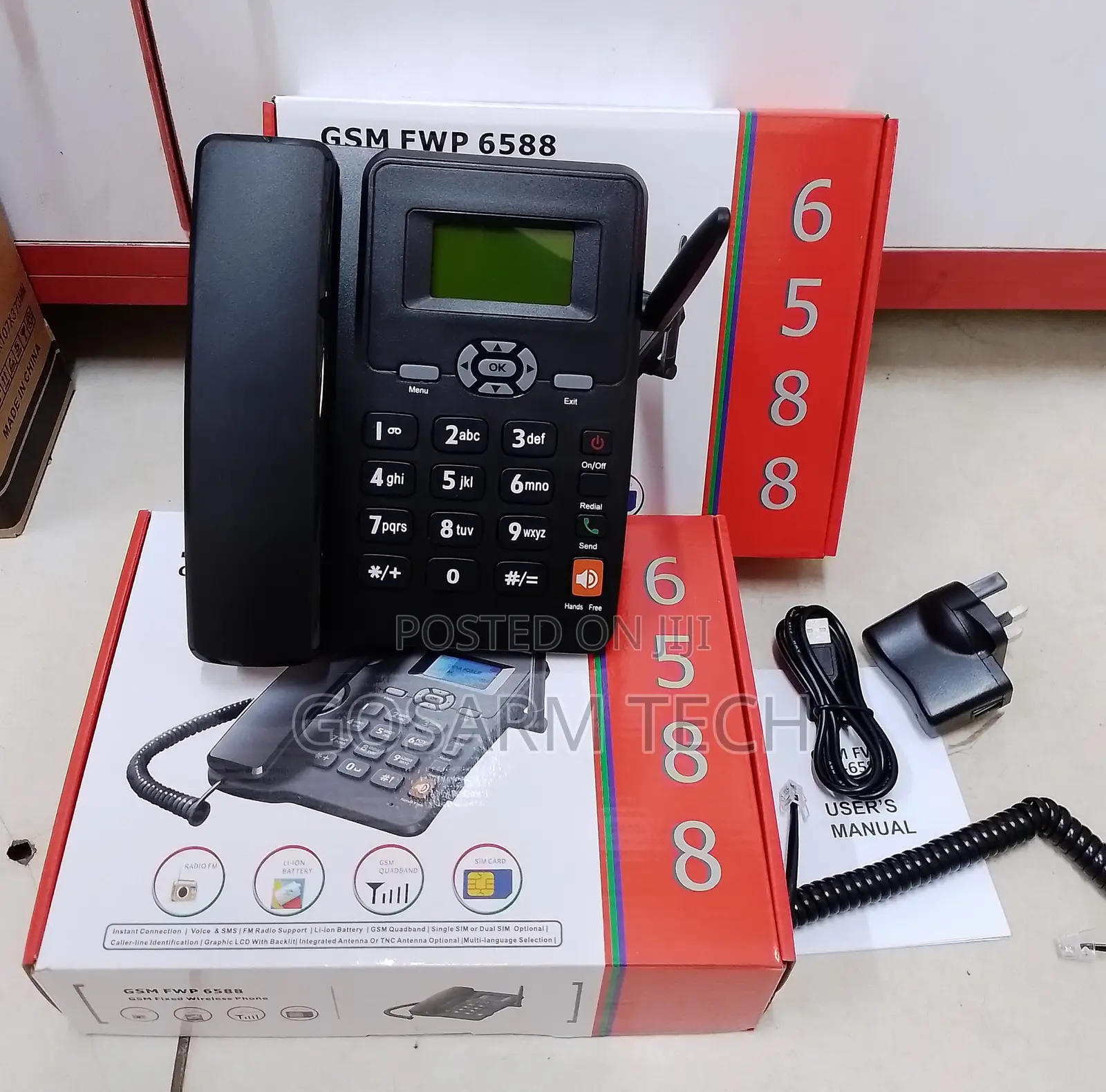 GSM FWP 6588 Deskphone-Fast Deskphone GSM Landline