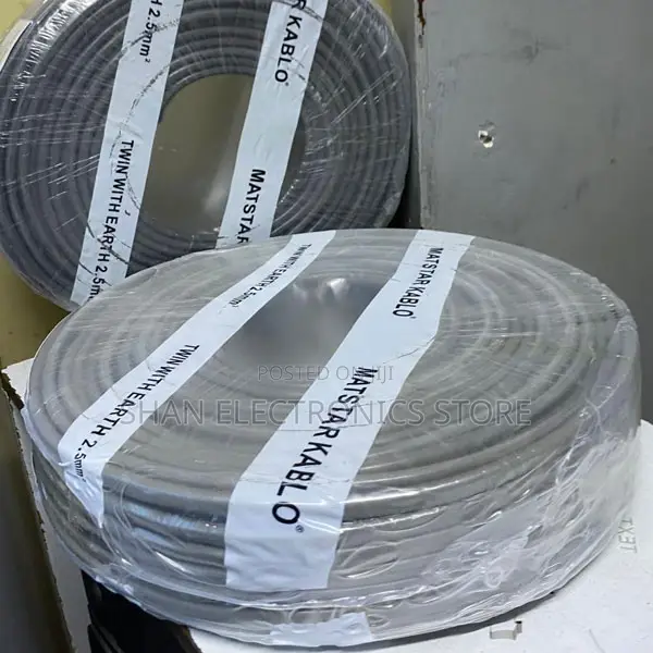 Low-Maintenance Heavy Duty Flexible 90M 2.5MM Twin With Earth