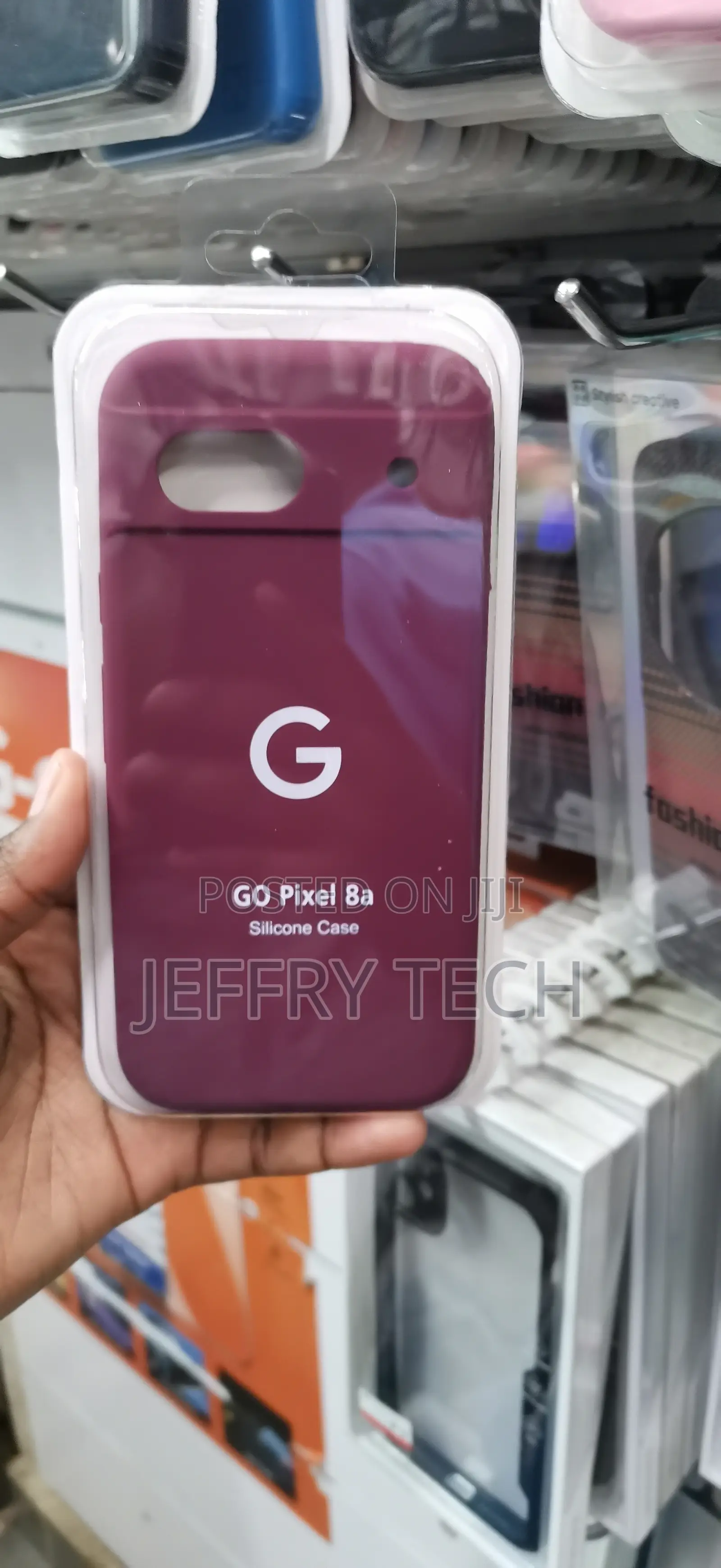 Deep Maroon or Plum -Official Google Case for Pixel 8a