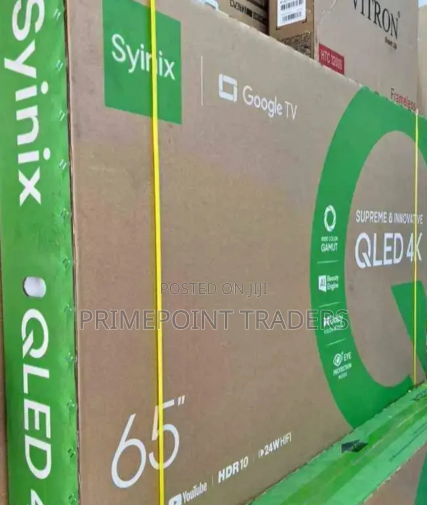 Syinix 65-Inch Google QLED TVEnjoy Brilliant Entertainment