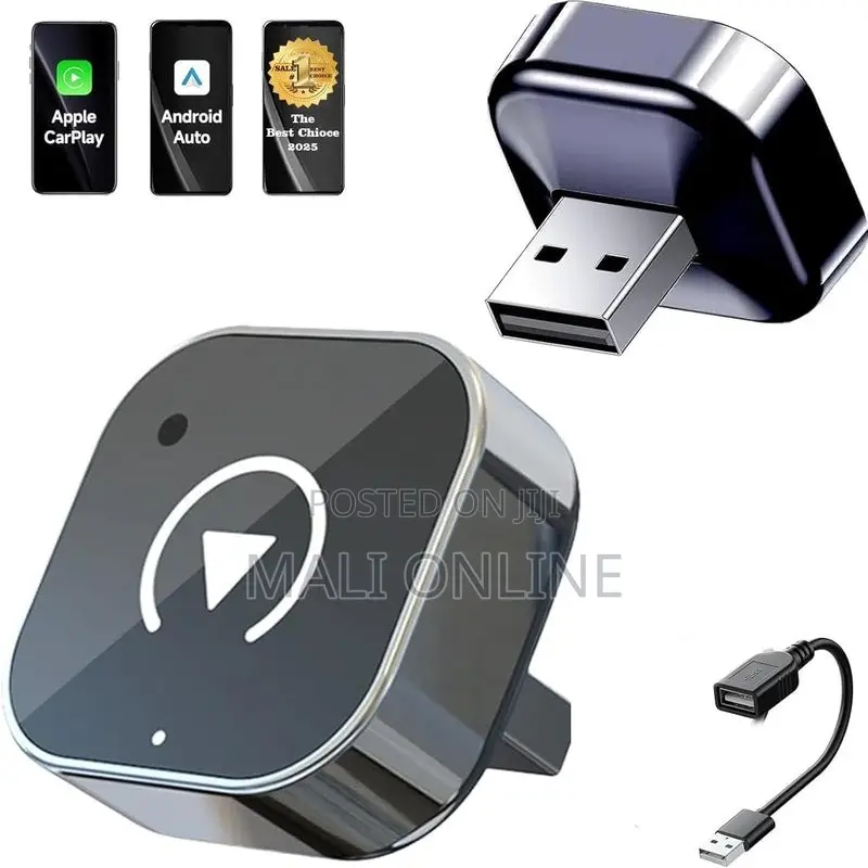 2 in 1 Wireless CarPlay Android Auto Adapter Mini USB Type-C Dongle