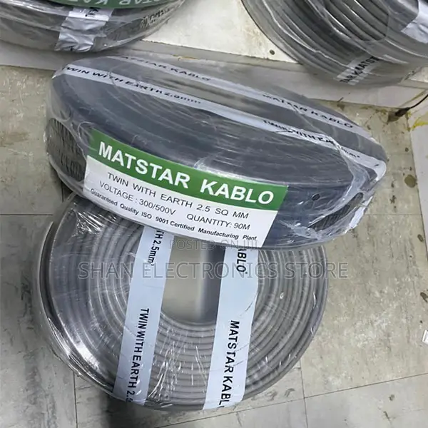 2.5mm2 300v/500v Wire for Domestic Indoor Electrical Wiring – Grey