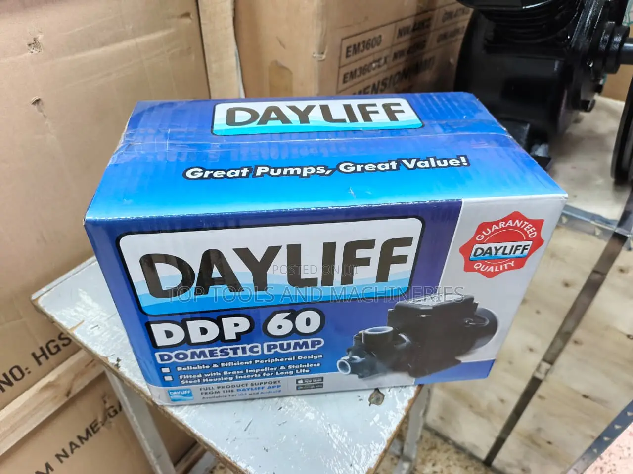 Dayliff DDP 60 0.5Hp 0.37Kw 35 MTRS Electric Booster Pump