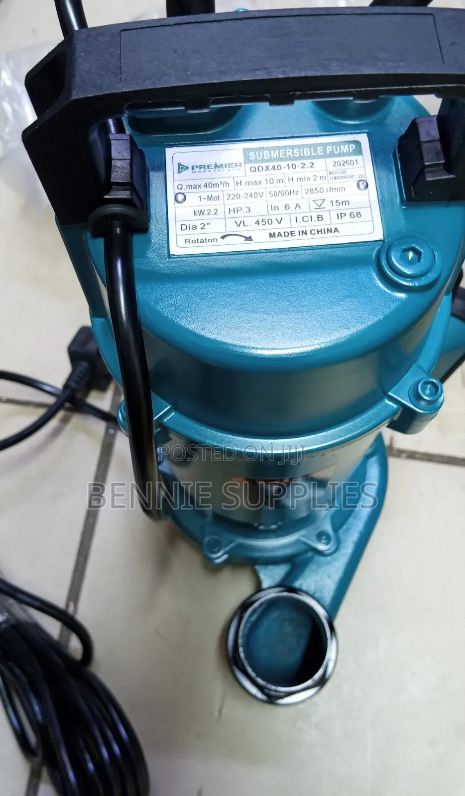 QDX 3hp Premier Water Pump