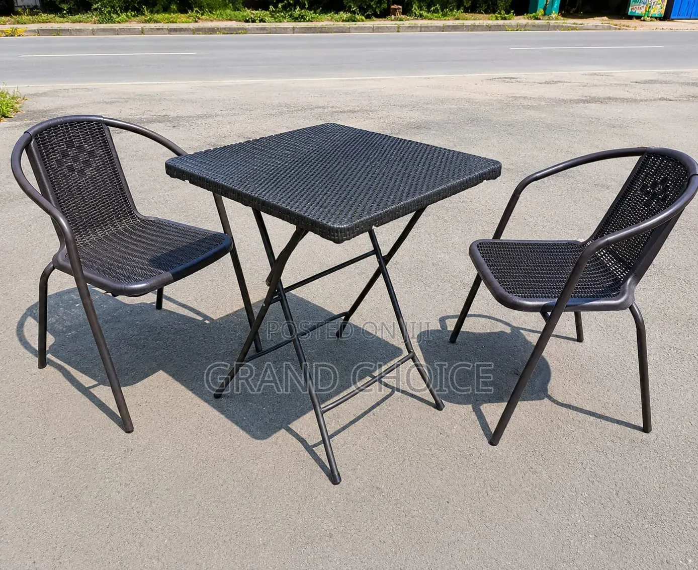Modern 2-Seater Outdoor Bistro Set