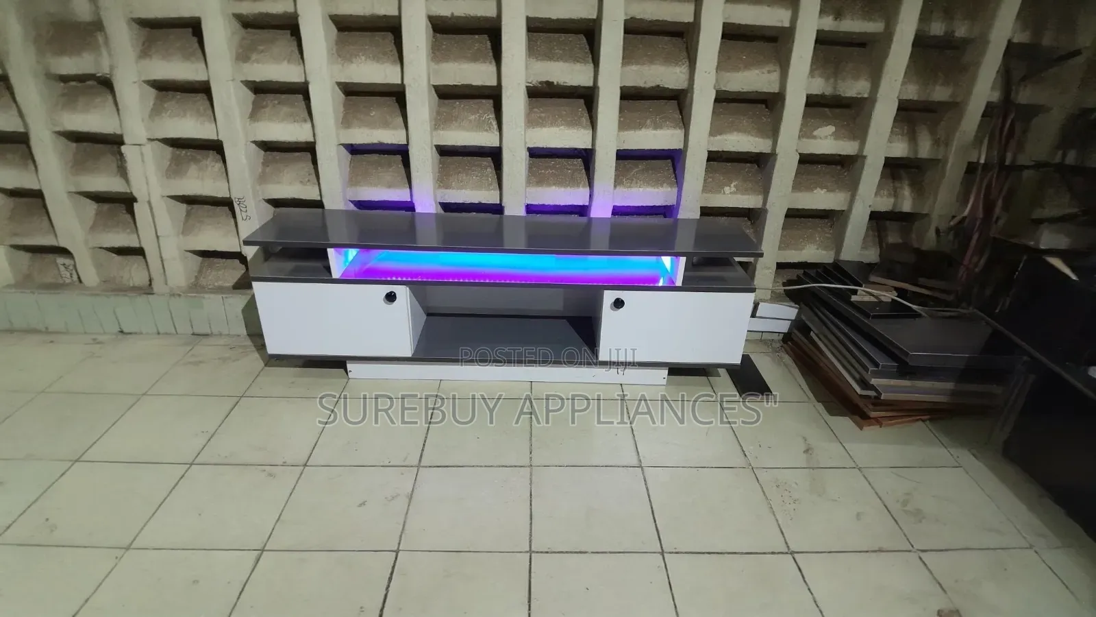 Modern Oslo 5FT TV Stand Entertainment Unit With Open Storage