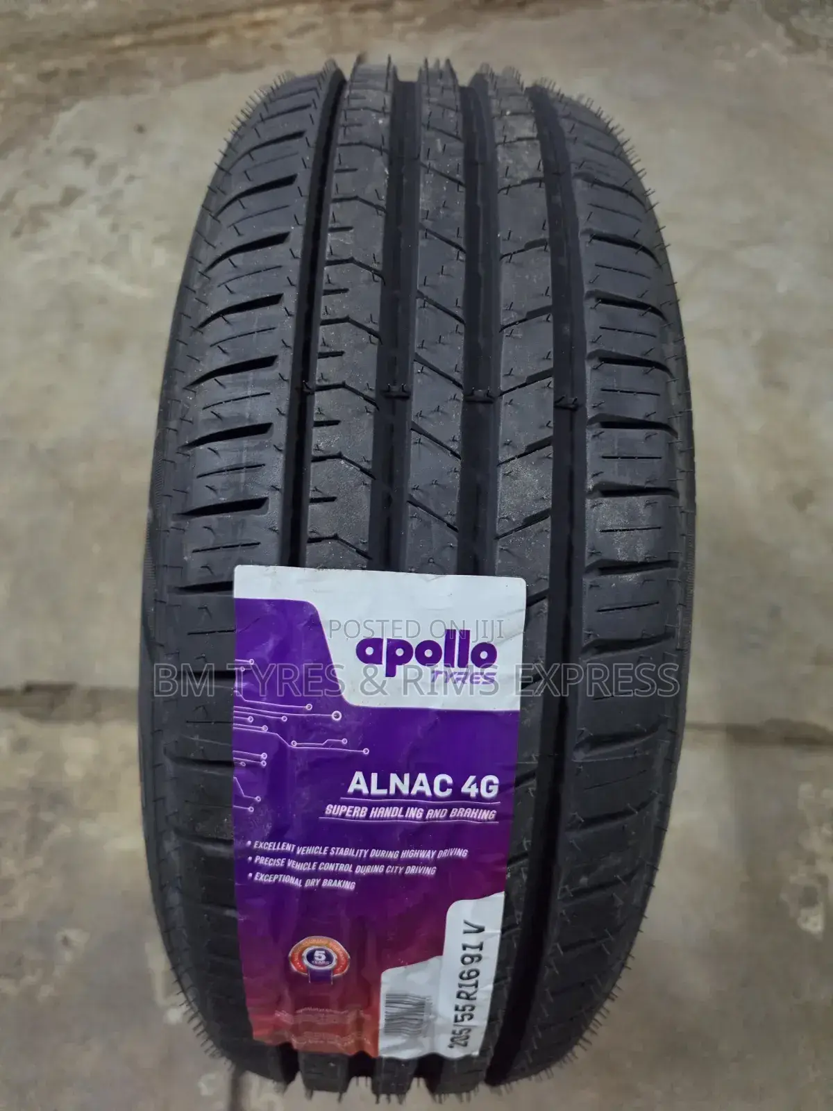 205 /55 R16 Apollo TYRES (INDIA) Highway.