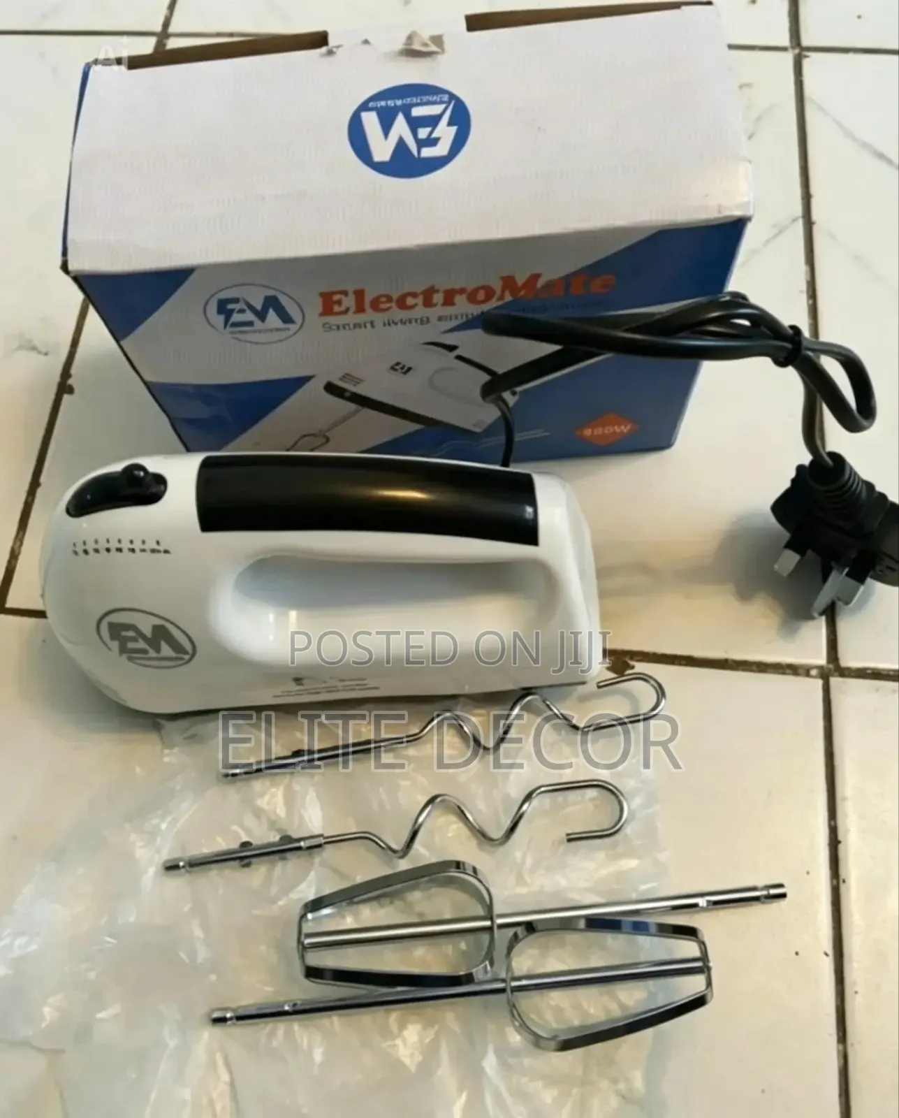 ElectroMate Hand Mixer | Electric Cake Mixer With Multiple Speeds