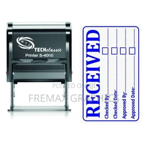 Self-Inking Rubber Stamp – Clean Reliable