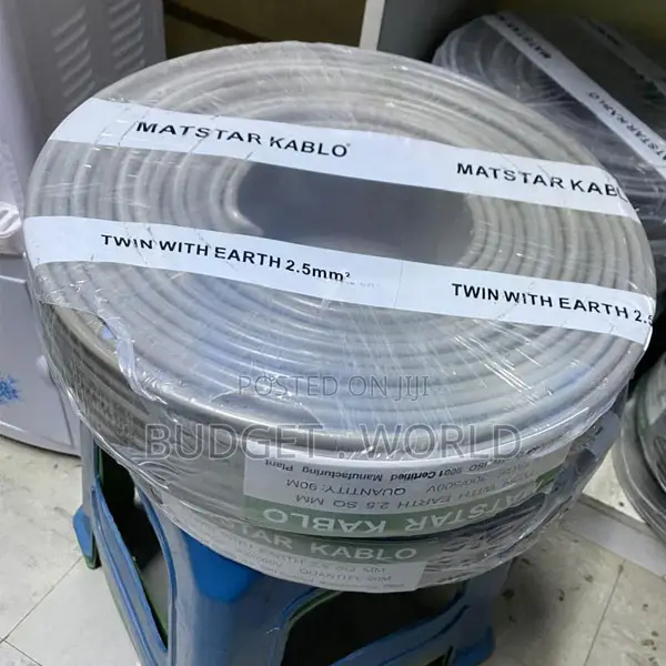 High Quality 90M Twin Earth 2.5mm Electrical Cable Roll