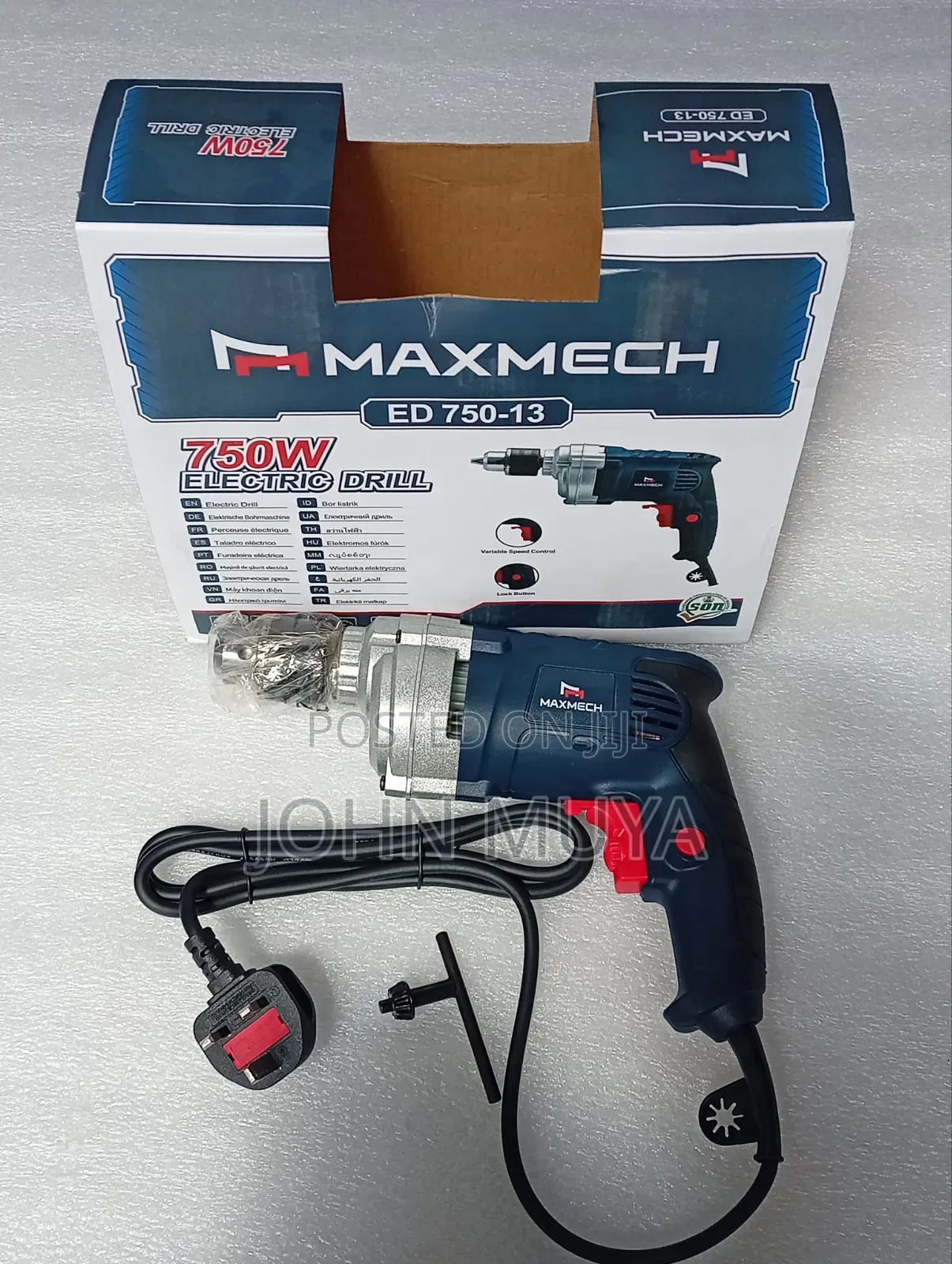 750W Corded Electric Drill