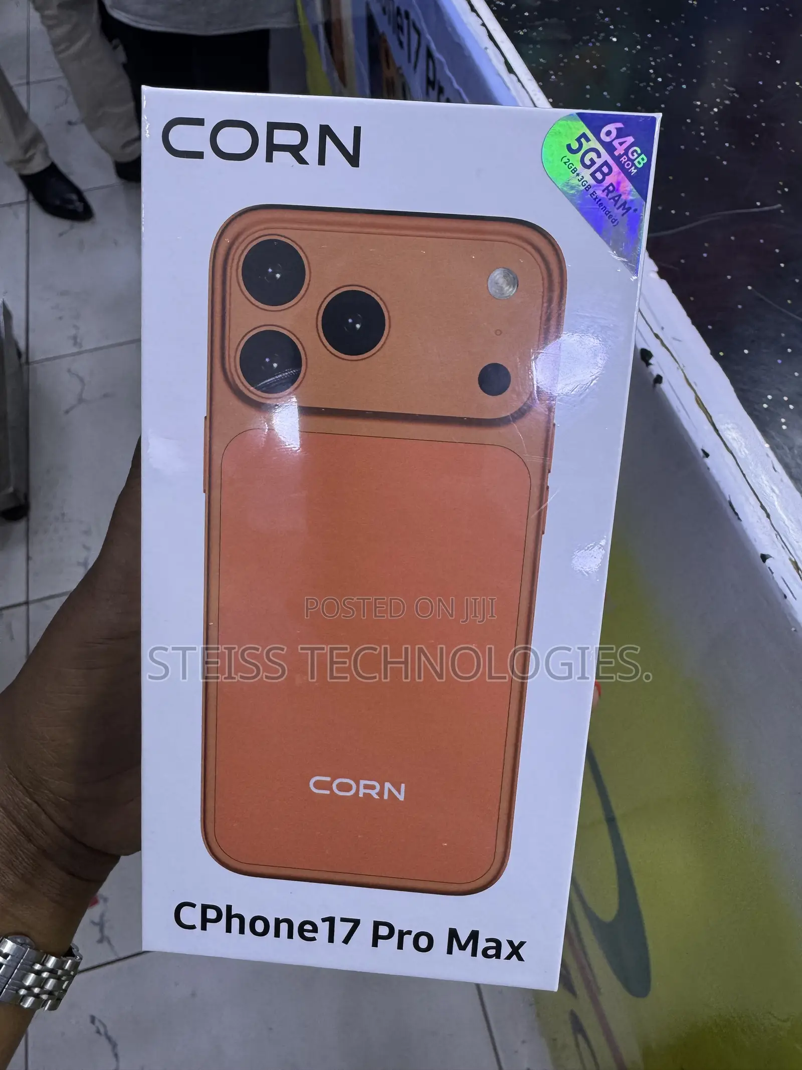 New Mobile Phone 64 GB Orange