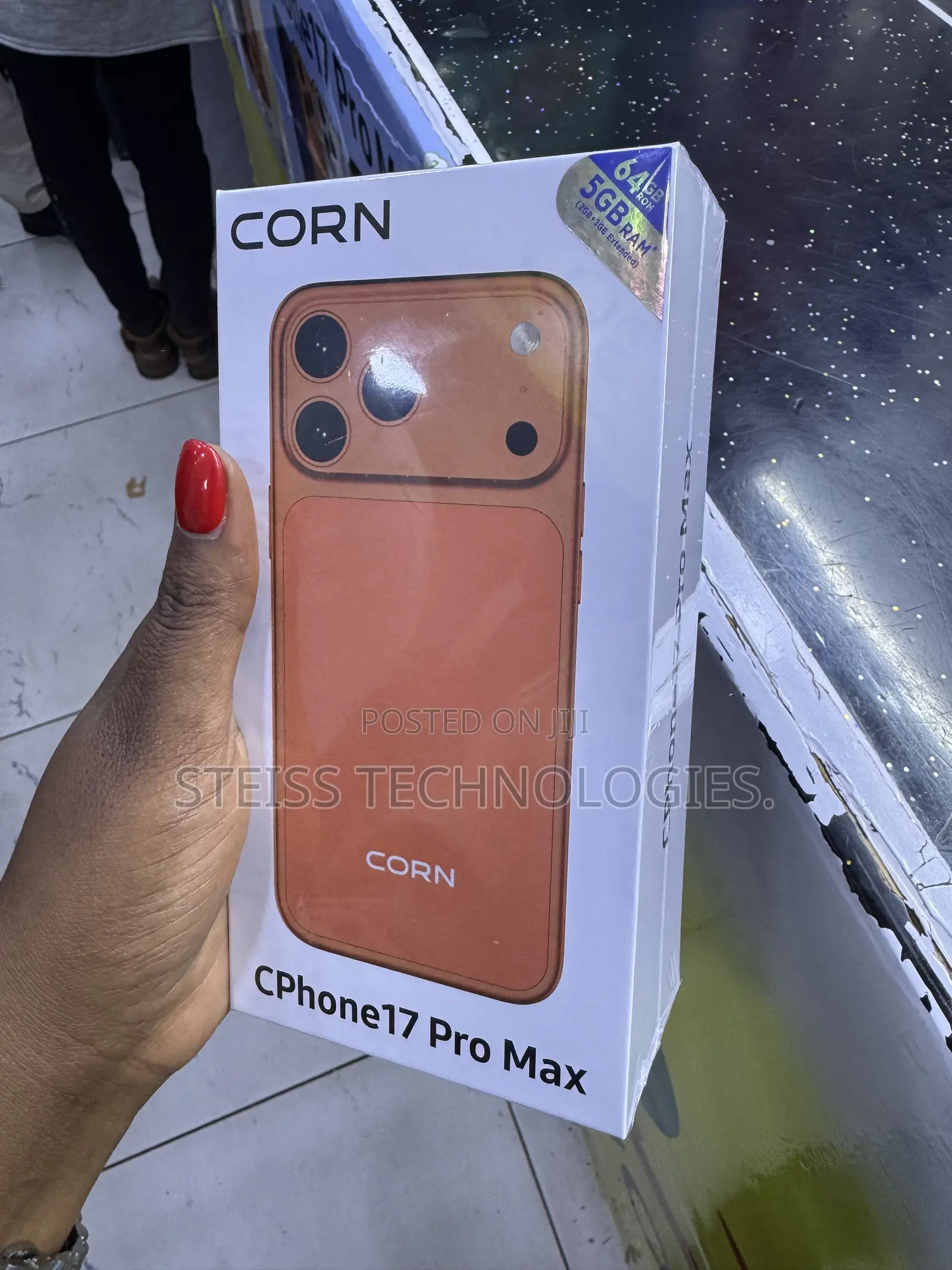 New Mobile Phone 64 GB Orange