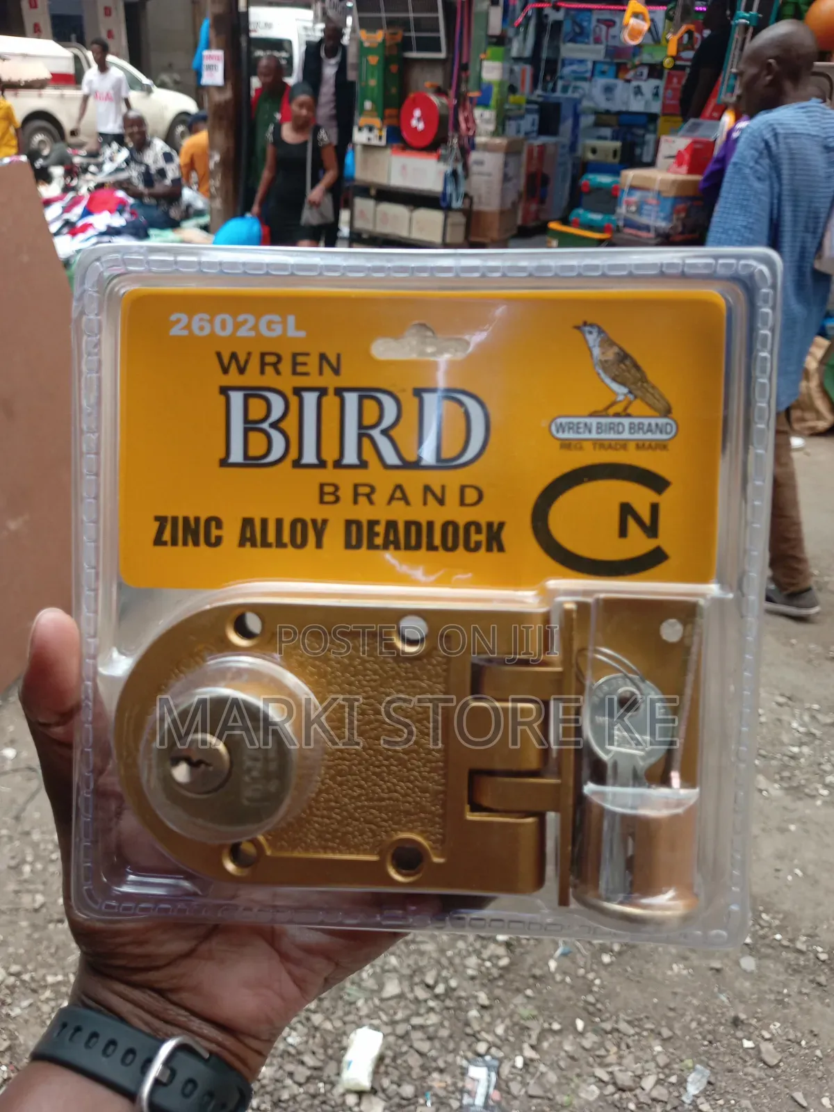 Double Keyed Bird Rim Lock/Gate Deadlock