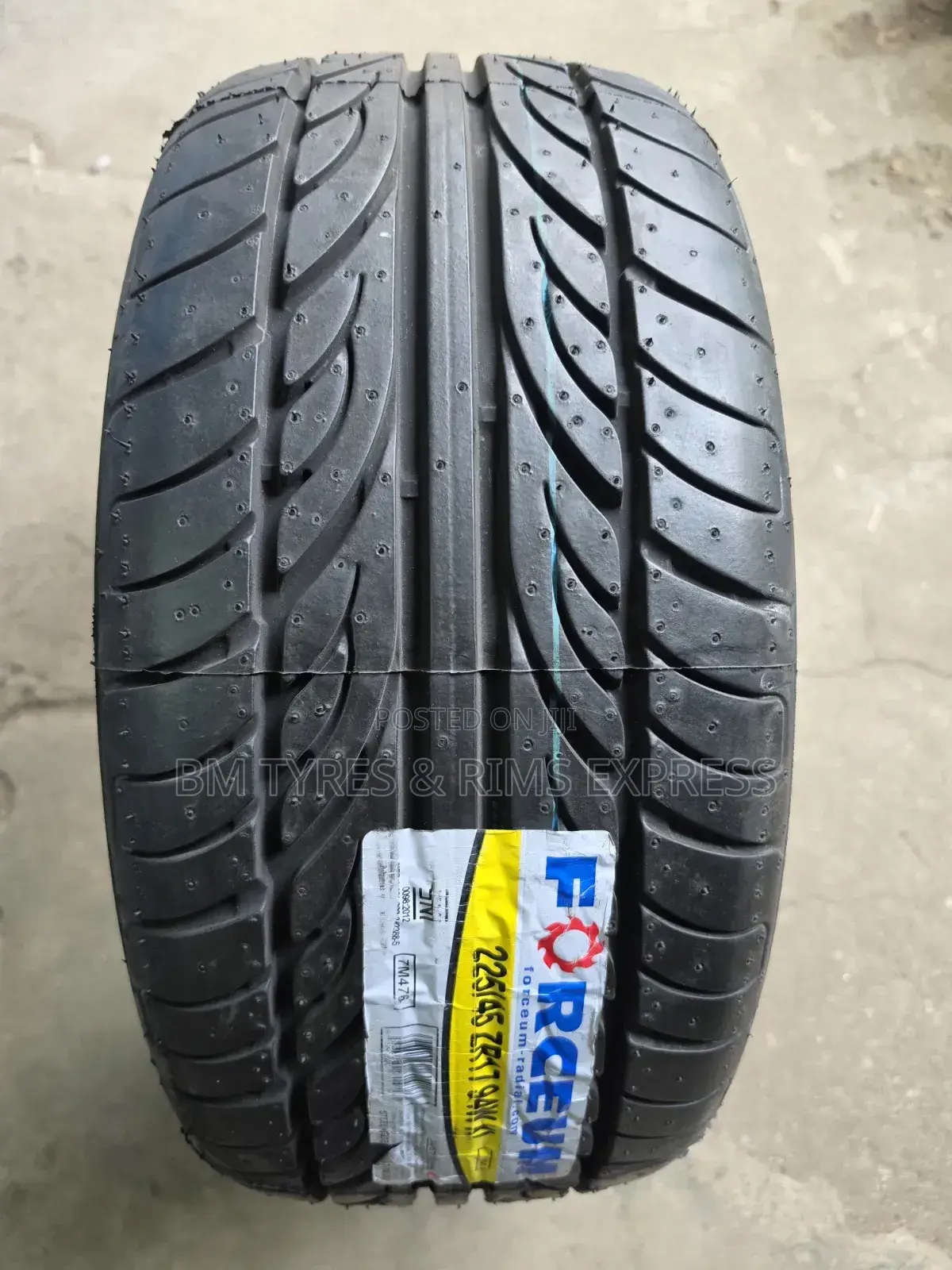 225 /45 R17 FORCIUM TIRES (Indenesia)
