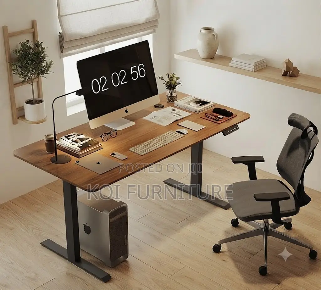 Office Desk; 1.8 Meters Electric Height Stand Table