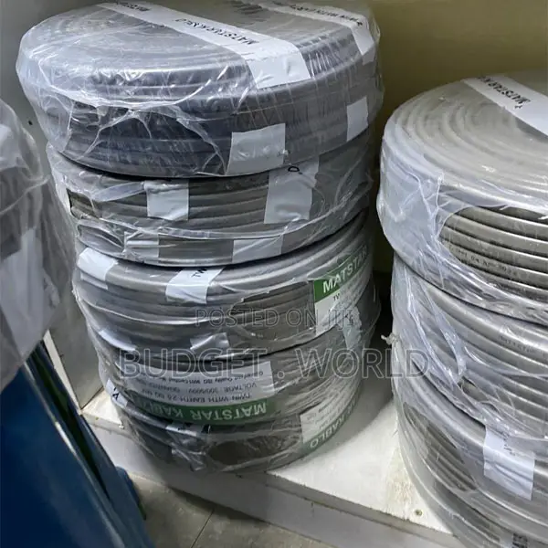 High Performance 2.5mm Twin Earth PVC Electrical Cable 90M 3 Core