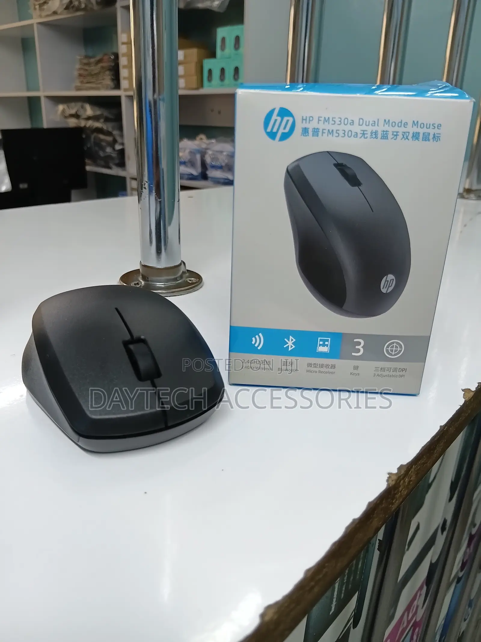 HP FM530A Wireless Bluetooth Dual Mode Mouse – Black