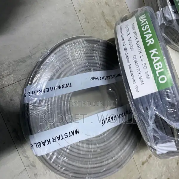 . Professional Grade 2.5mm Twin Earth Cable 90M for Electrical Insta