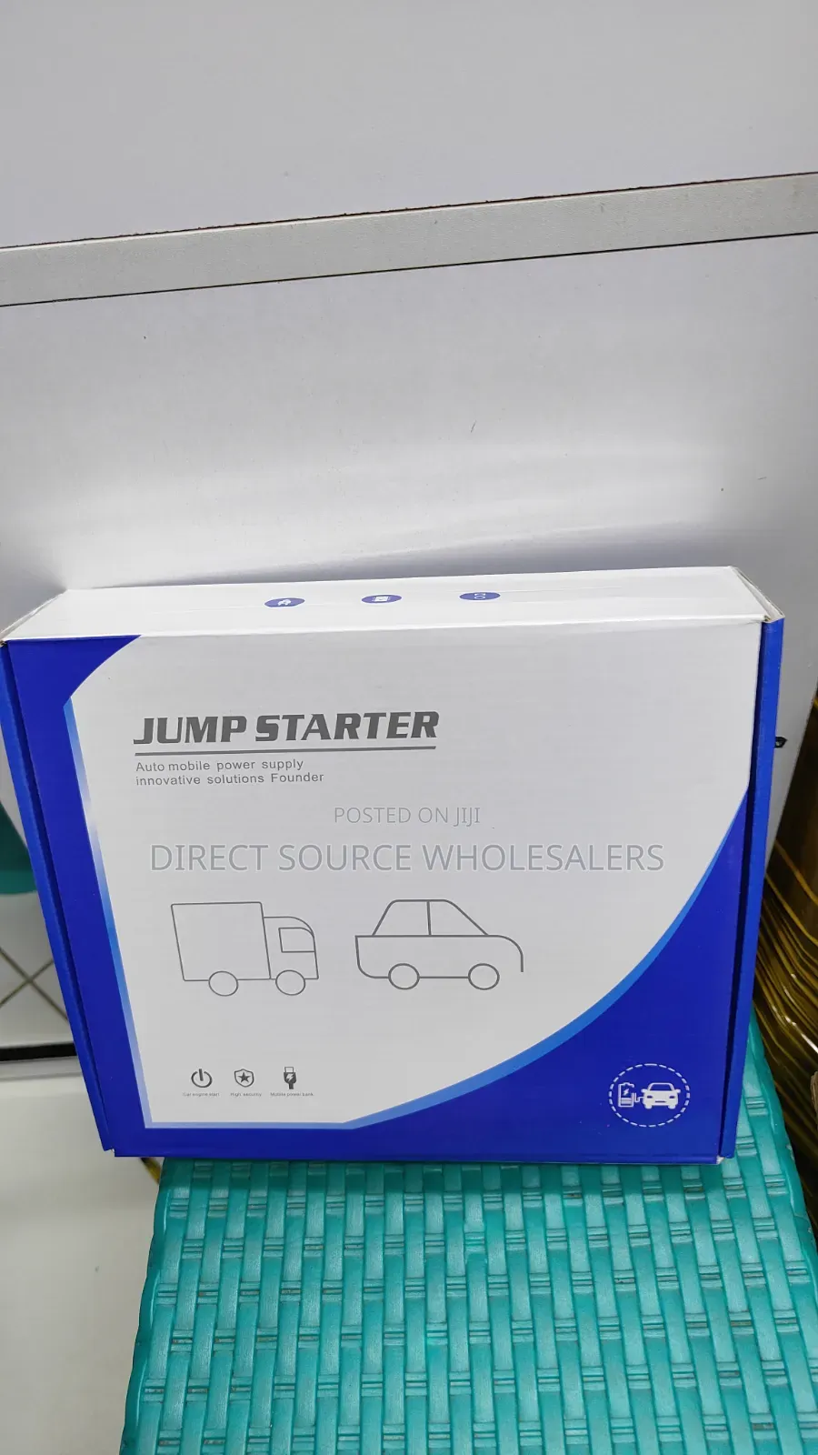 Portable Car Jump Starter 12V Emergency Battery Booster