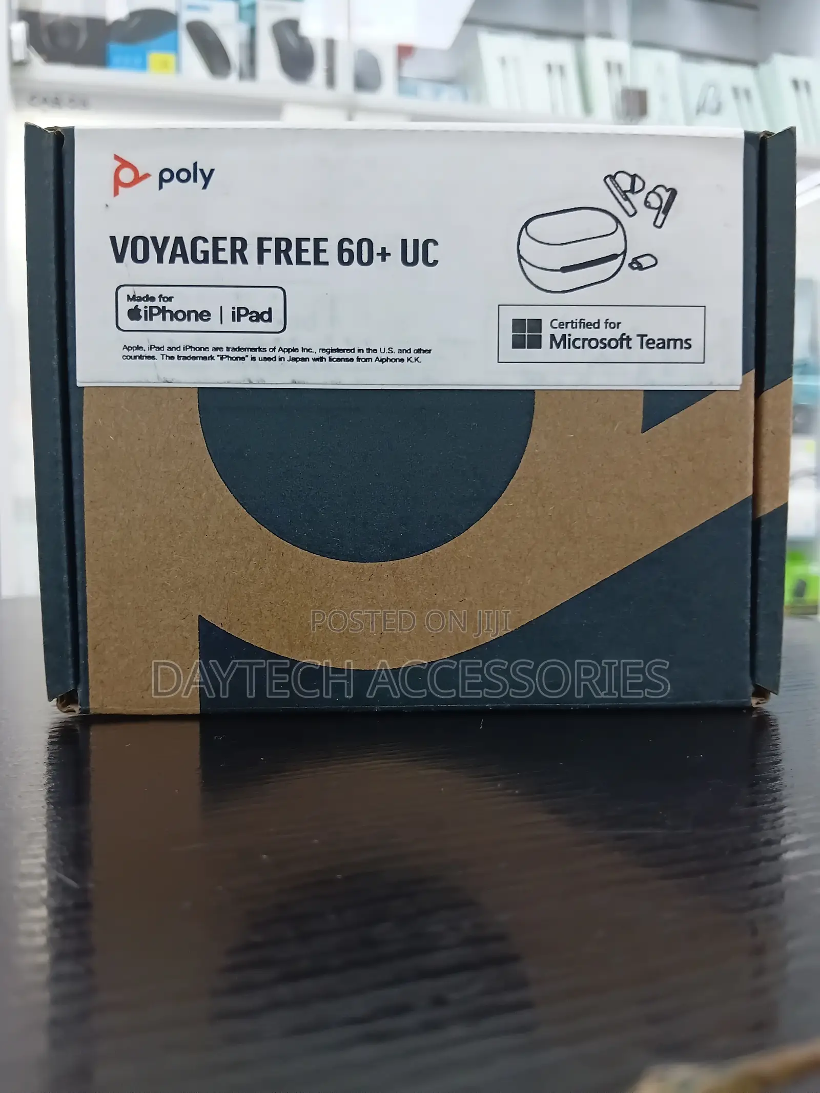 These Are Poly Voyager Free 60+ UC True Wireless Earbuds