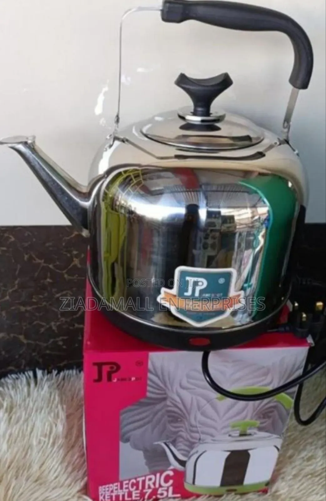 7.5ltrs James Pot Whistling Kettle