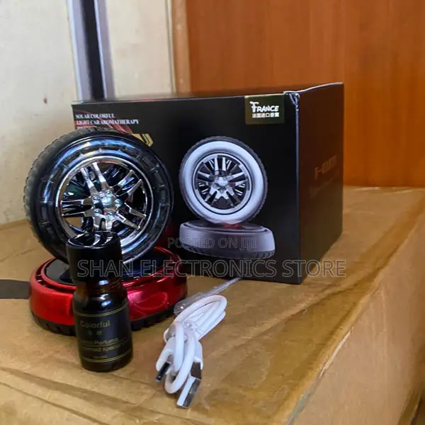 High-Quality ABS Wheel Car Solar Energy Air Freshener Car Air Purifier
