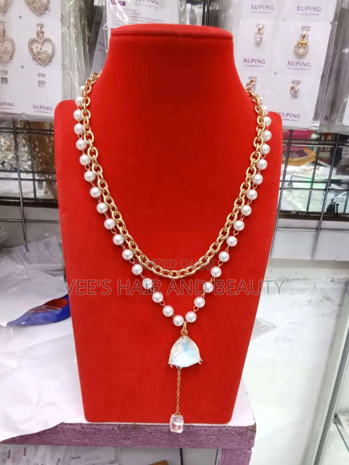 Gold Statement Necklace | Sparkly Necklaces | Jewelry