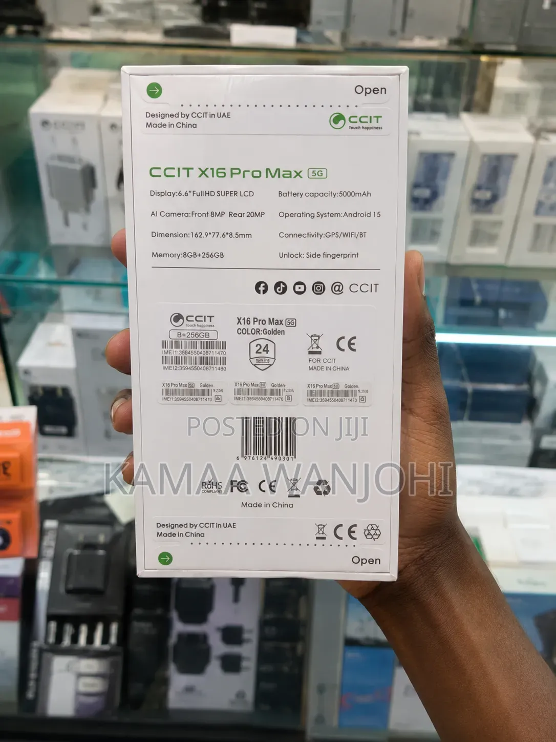 New Mobile Phone 256 GB Gold