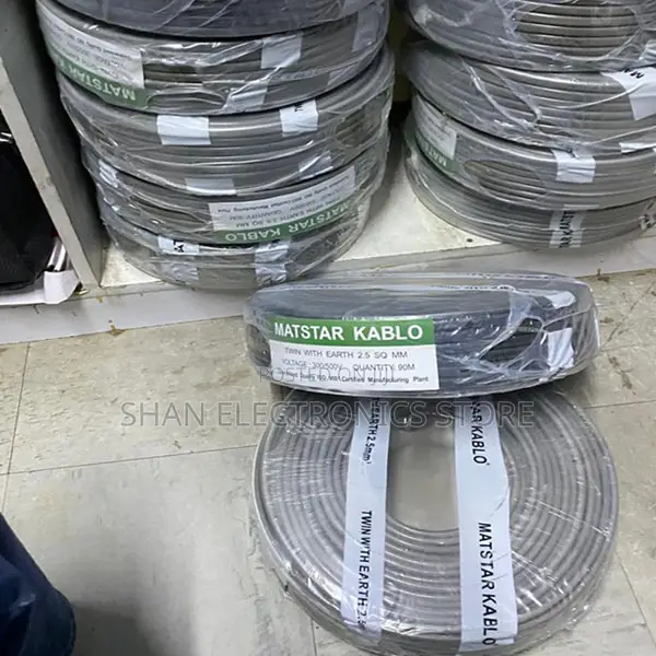 Low-Maintenance Heavy Duty Flexible 90M 2.5MM Twin With Earth