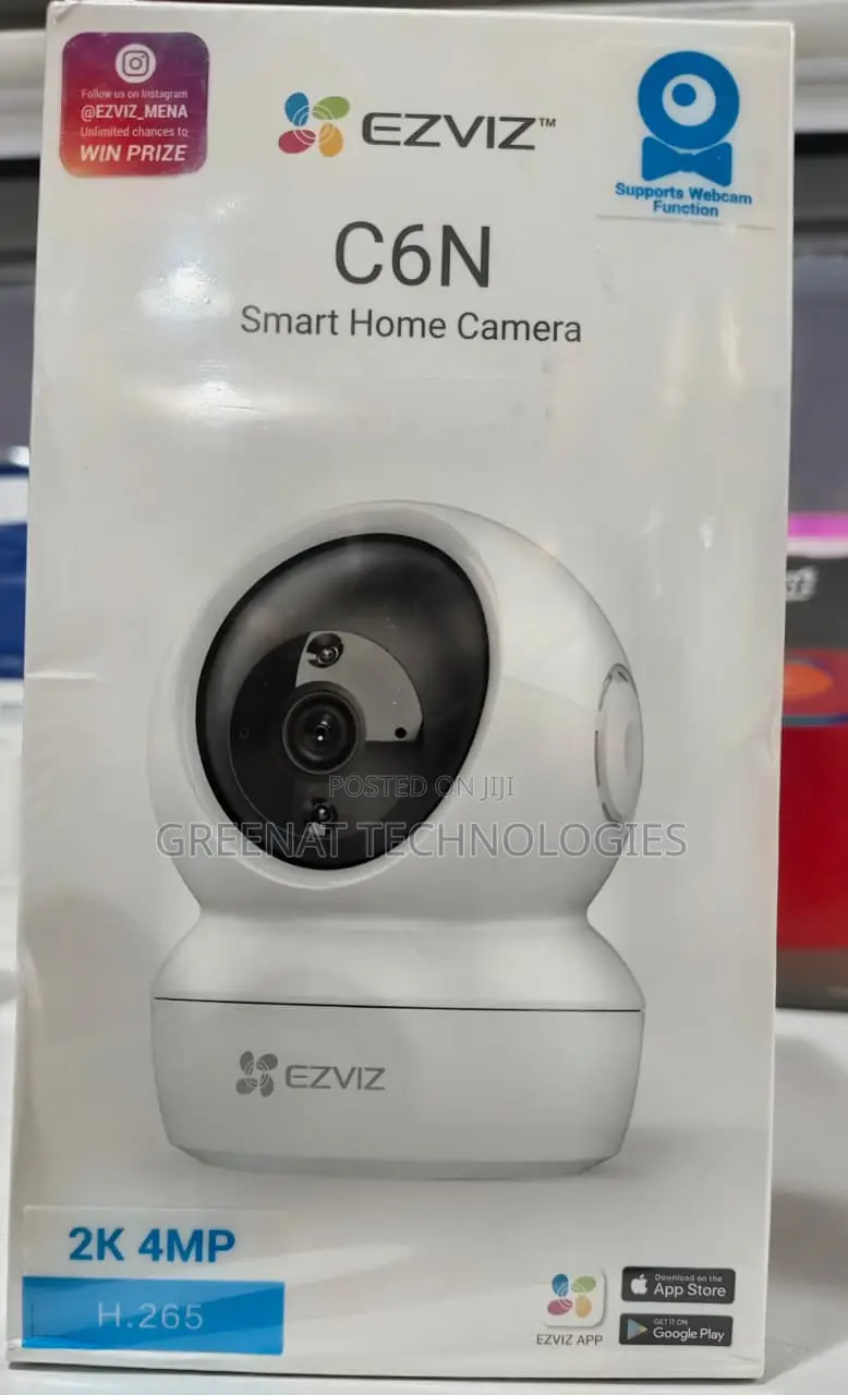 EZVIZ C6N Smart Wi-Fi Security Camera, Pan Tilt Camera 1080p
