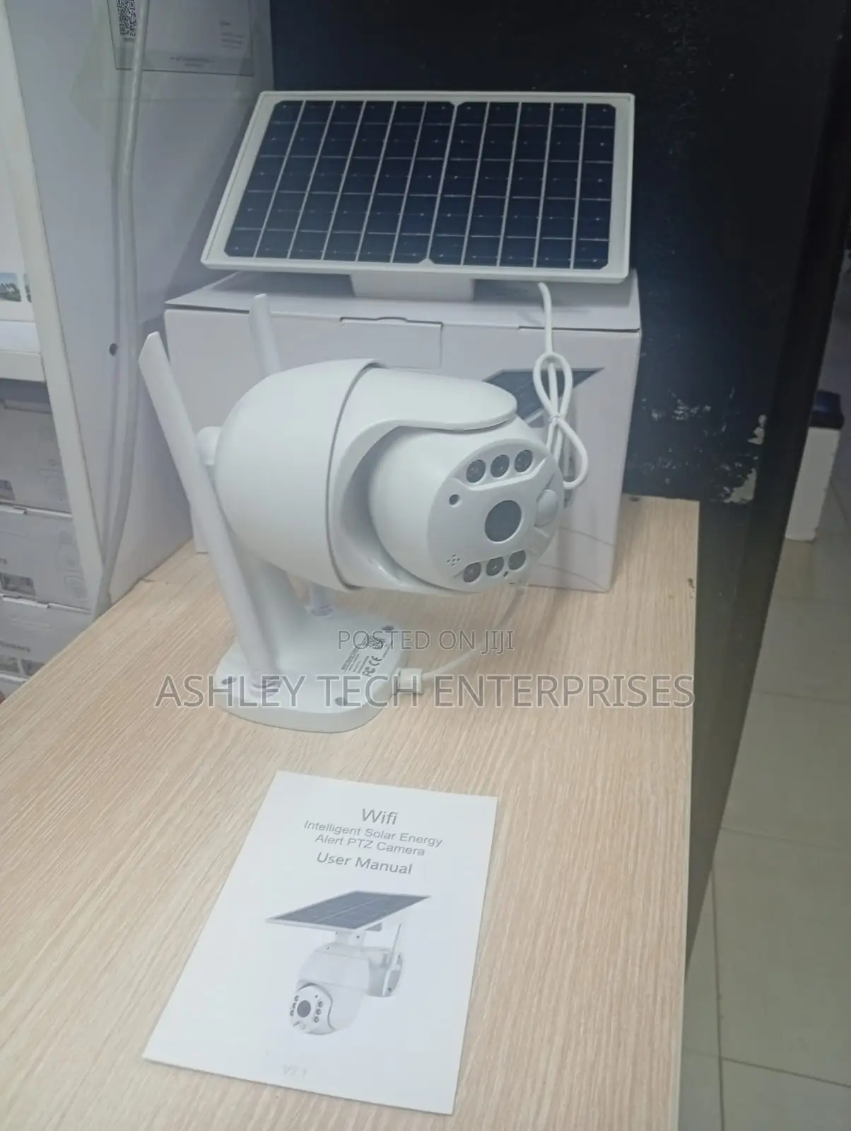 PowerMax Ubox Single Lens Solar Camera – 24/7 Surveillance