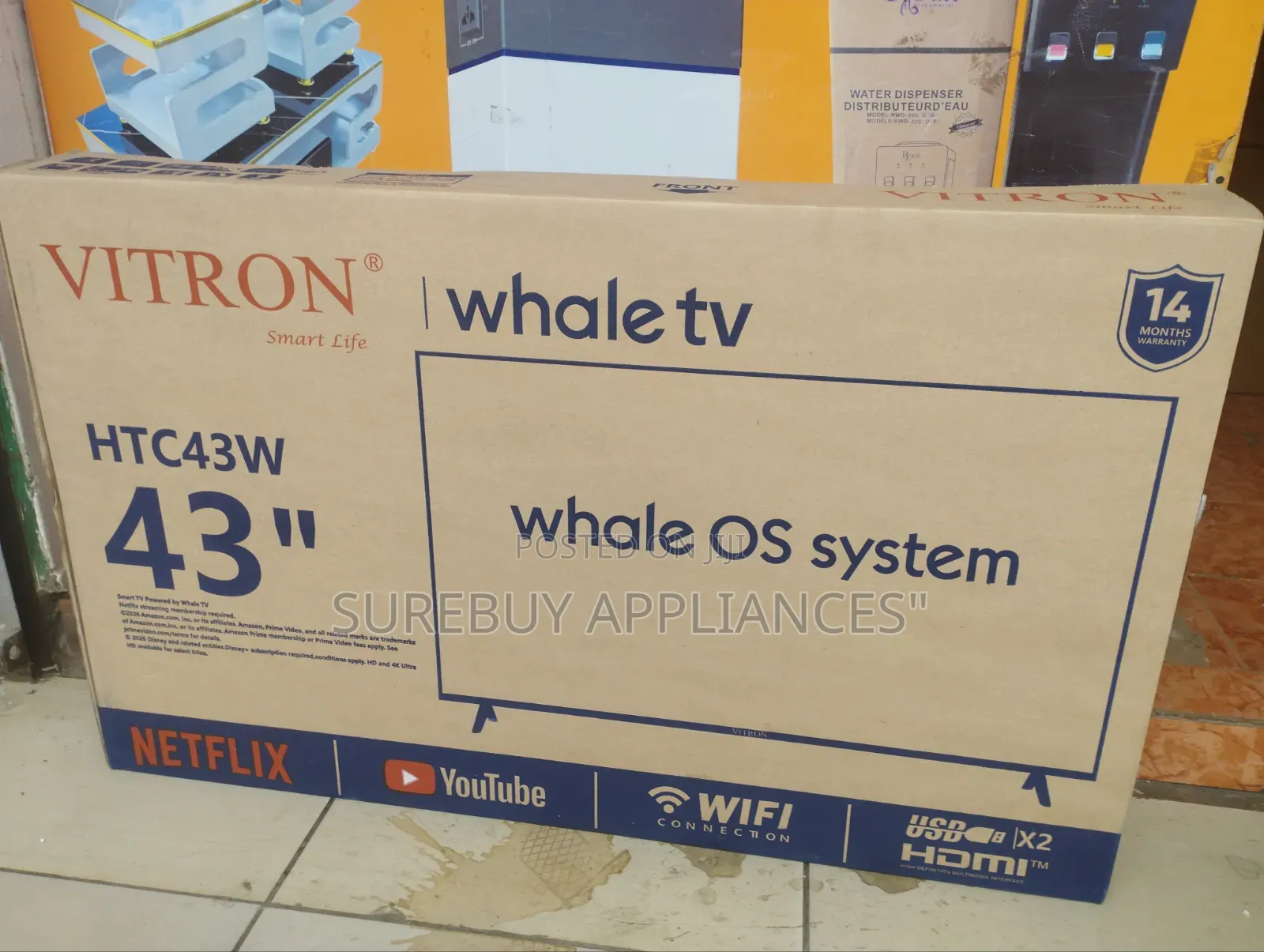 Vitron 43 Inch Whale OS System TV