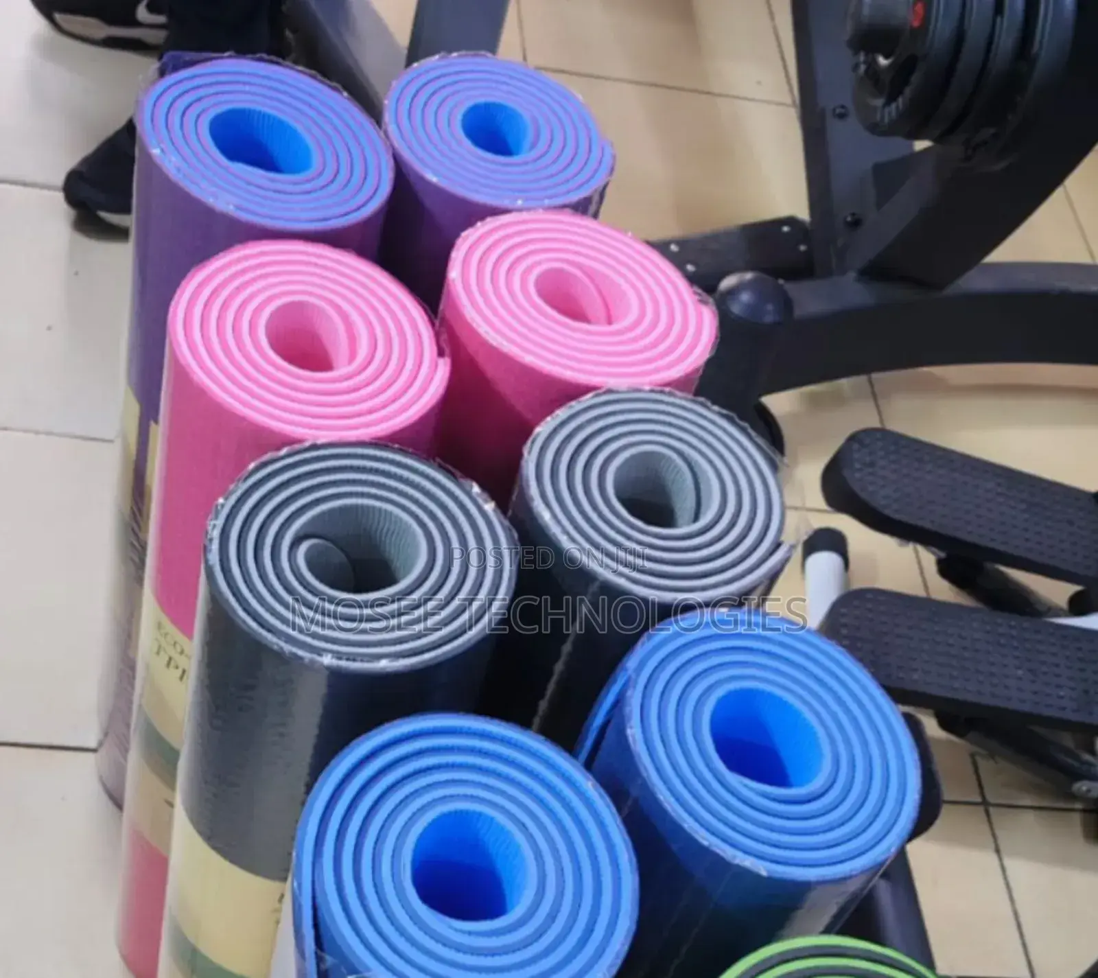 High-Density Non-Slip Yoga & Exercise Mat – 10mm Thick