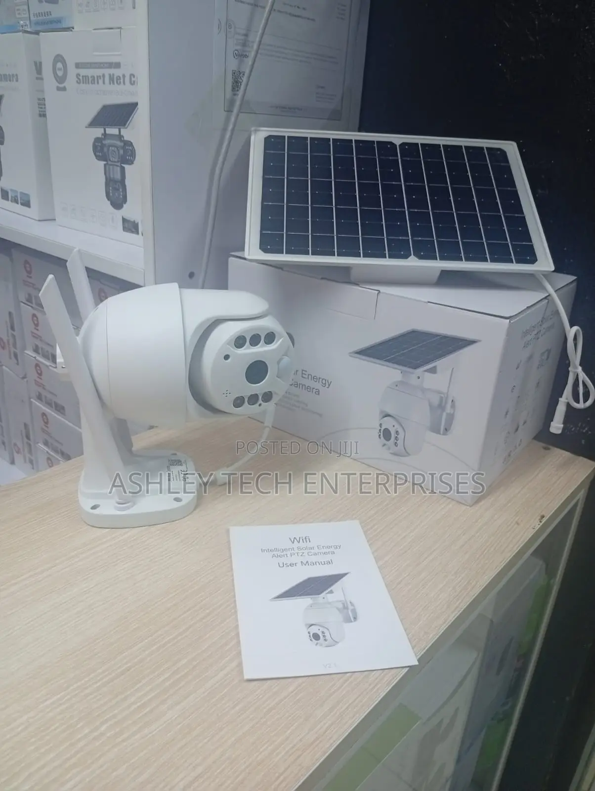 SecureView Ubox Single Lens Solar Camera – Full HD Monitoring