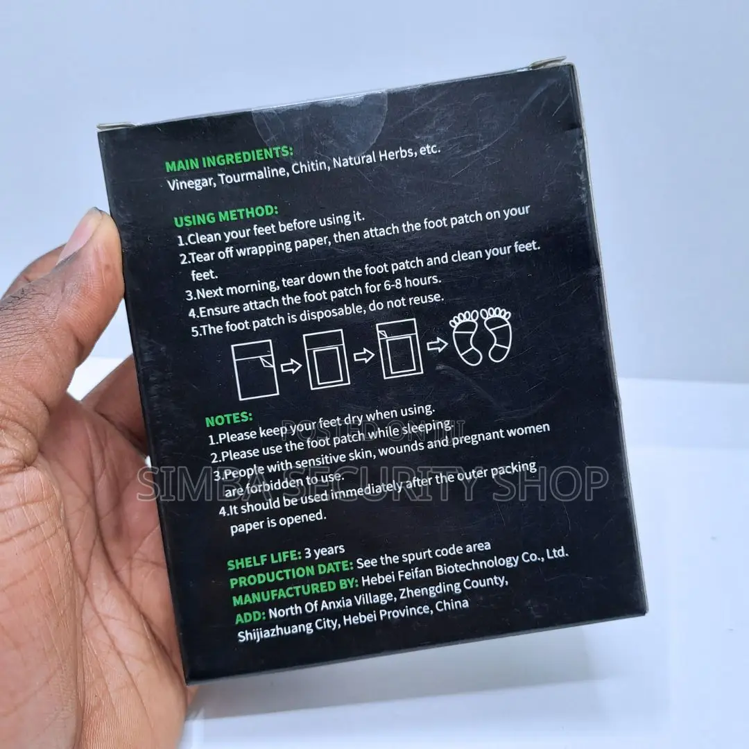 Foot Detoxifying Patches Pain Relief Relax for Promoting Sleep Bamboo