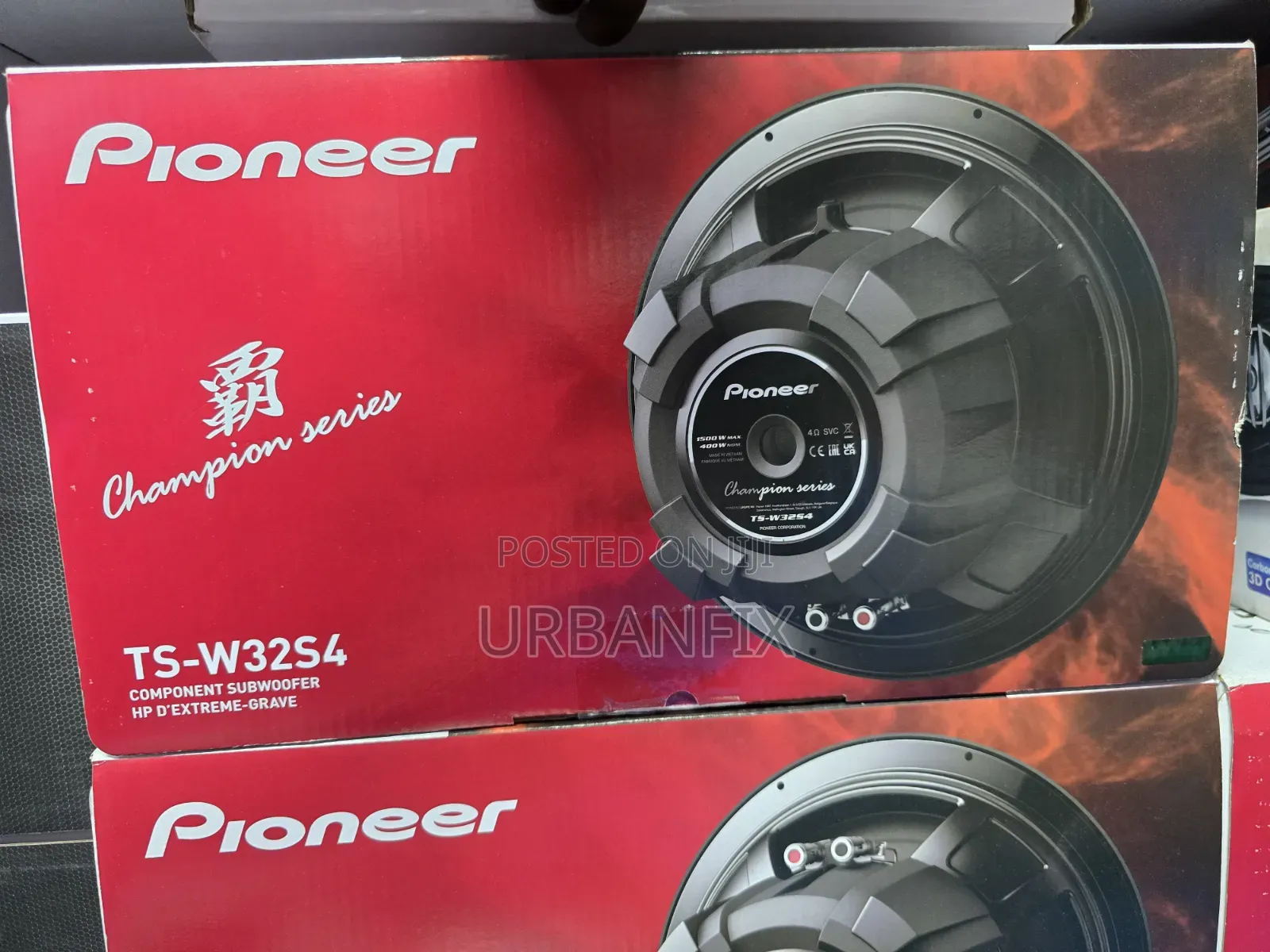 Brand New Pioneer Ts-W32s4 1500watts 12 Inch Bass Subwoofer