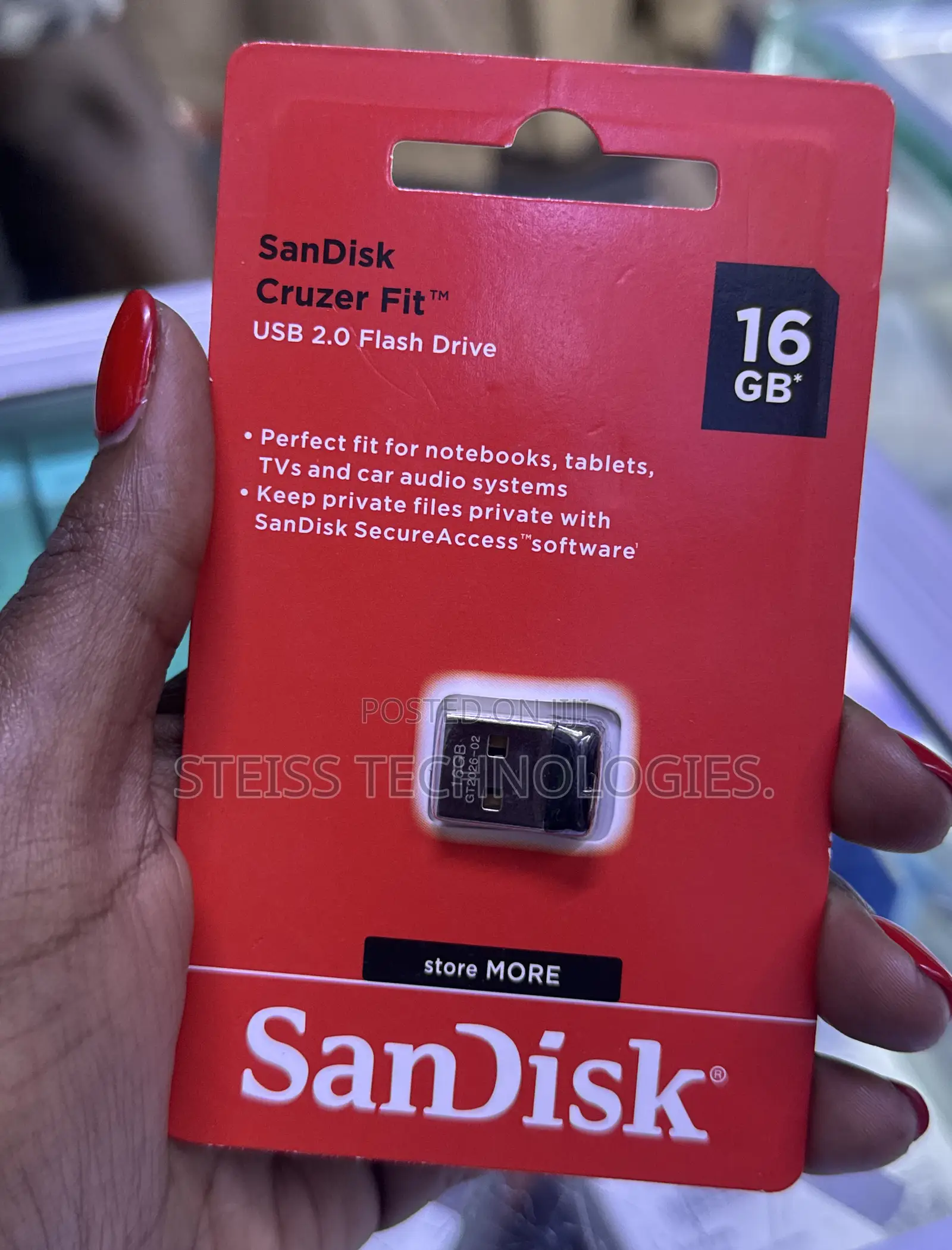 16gb Sandisk Cruzerfit Flash