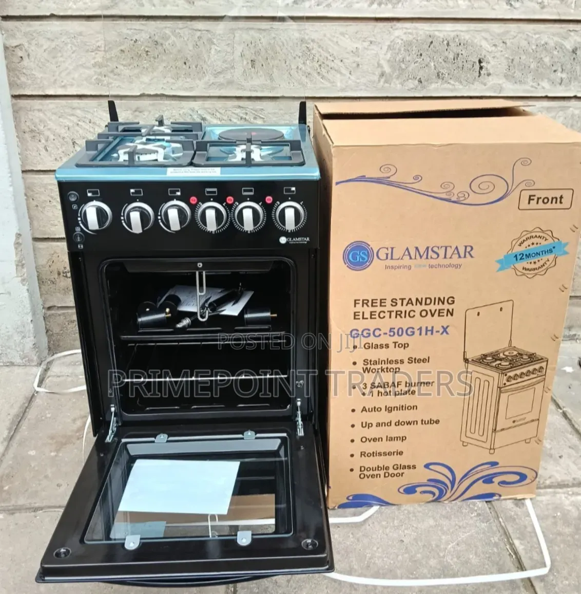 Glamstar 50×55 3+1 Freestanding Cooker – Built for Everyday Family Co