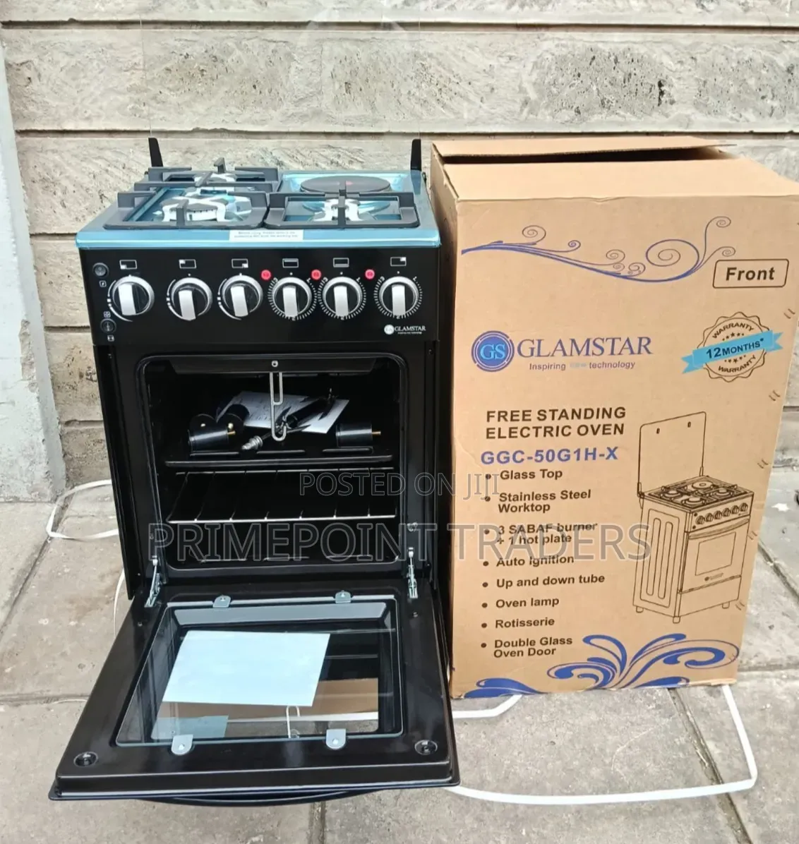 Glamstar 50×55 3+1 Freestanding Cooker – Built for Everyday Family Co