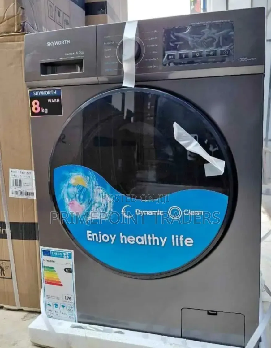 Skyworth 8kg Front Load Wash Spin MachineModern, Efficient Reliable