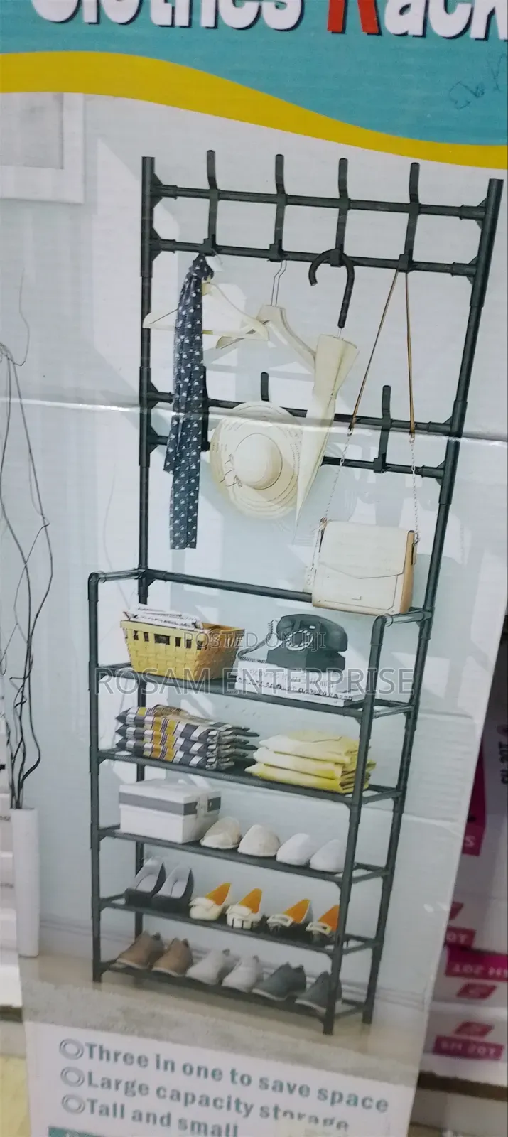 Shoe Rack With Hanger