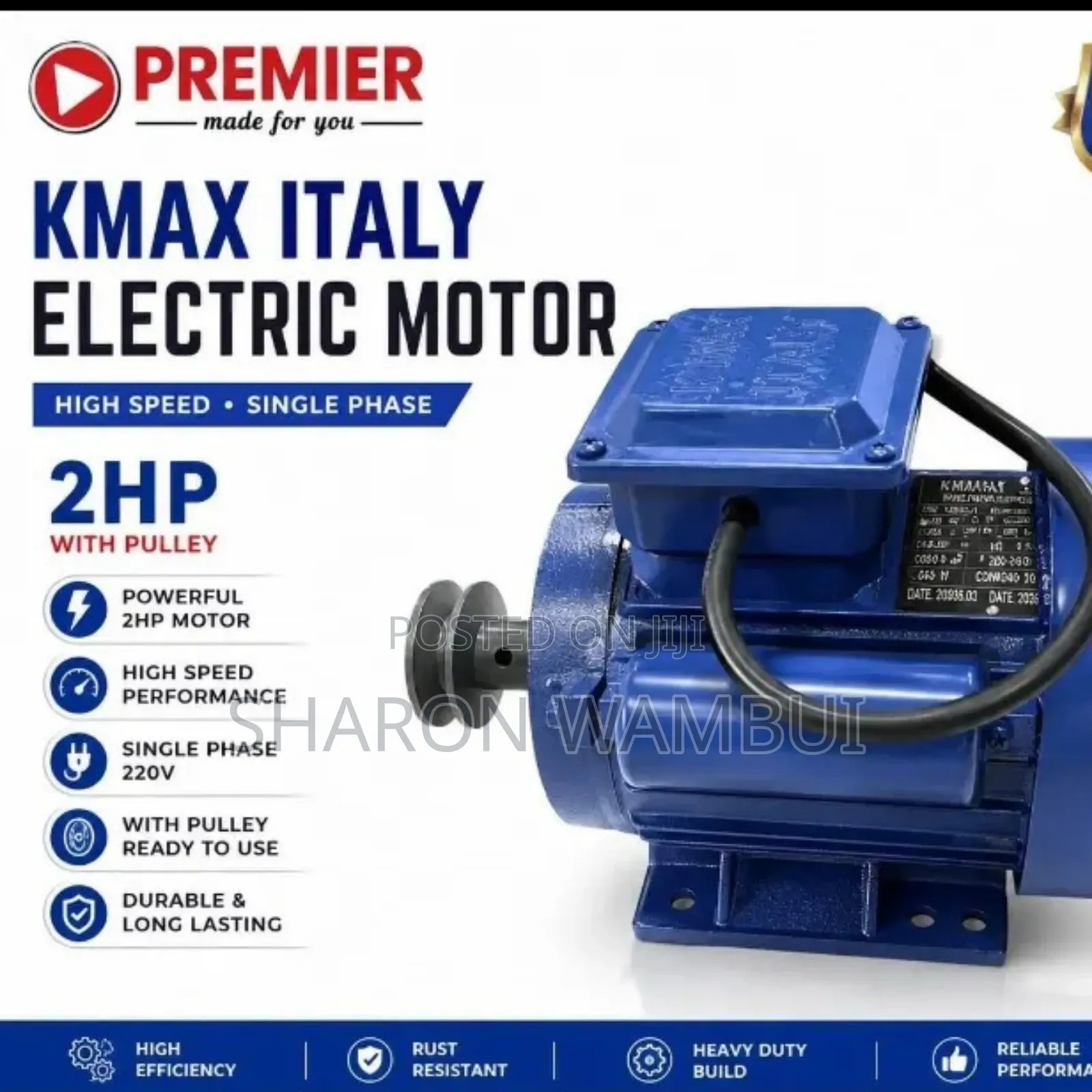 Quality 2Hp K-Max Electric Motor/K-Max Electric Motor 2Hp