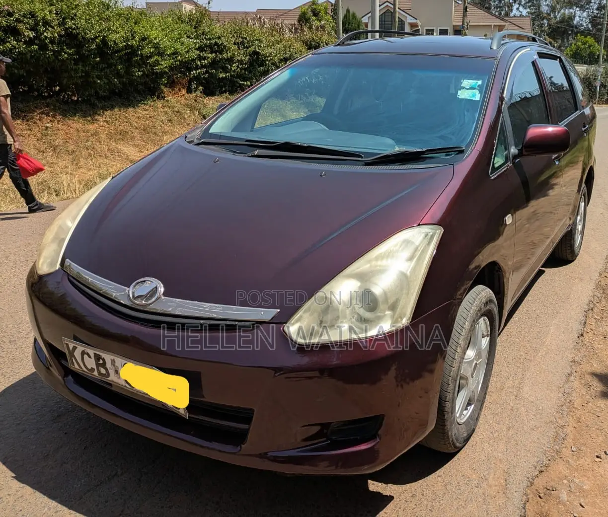 Toyota Wish 2008 Maroon